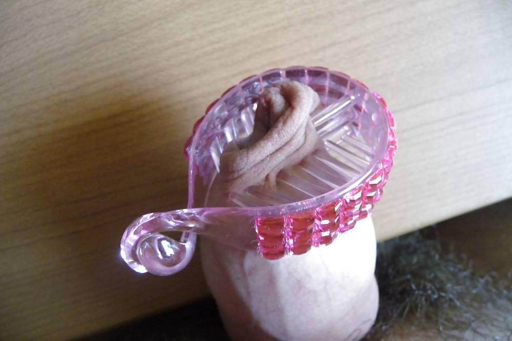 8P Cock torture with clips
