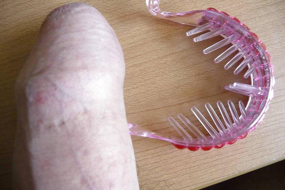8P Cock torture with clips