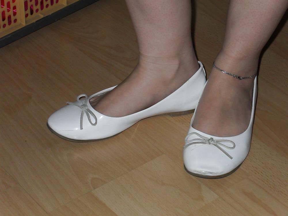 5P Wifes high heels shoes flats ballerinas feet 1