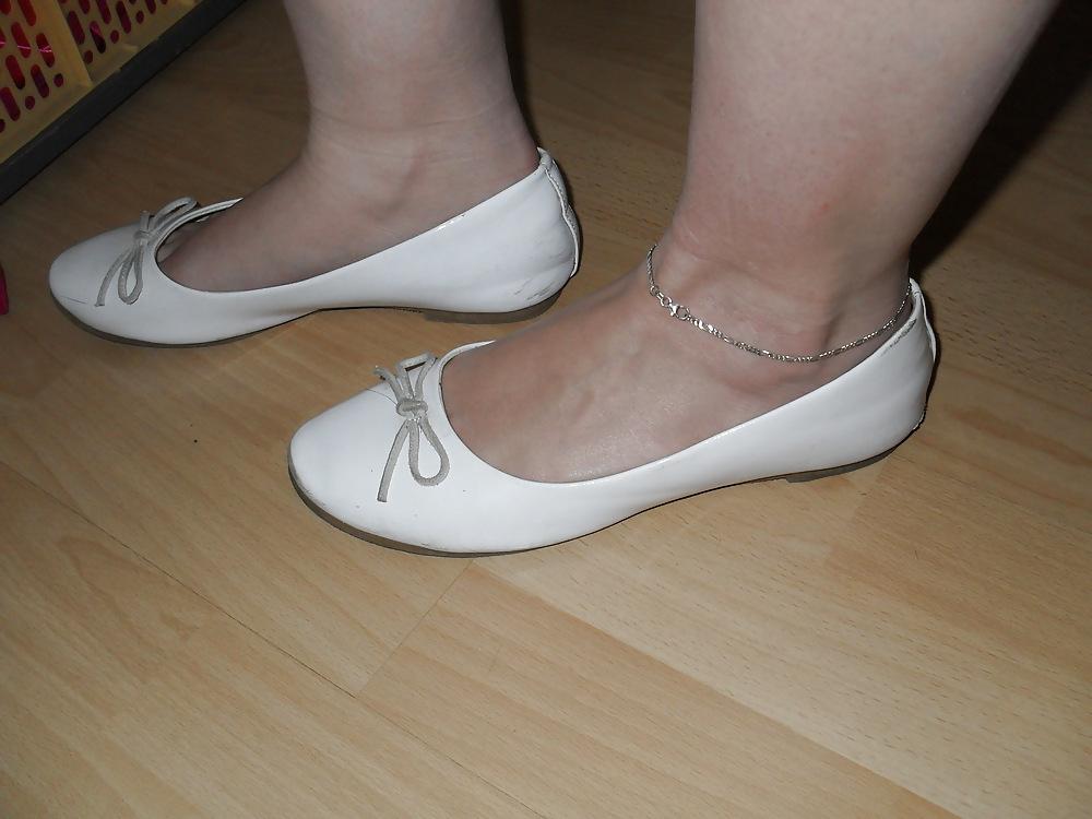 5P Wifes high heels shoes flats ballerinas feet 1