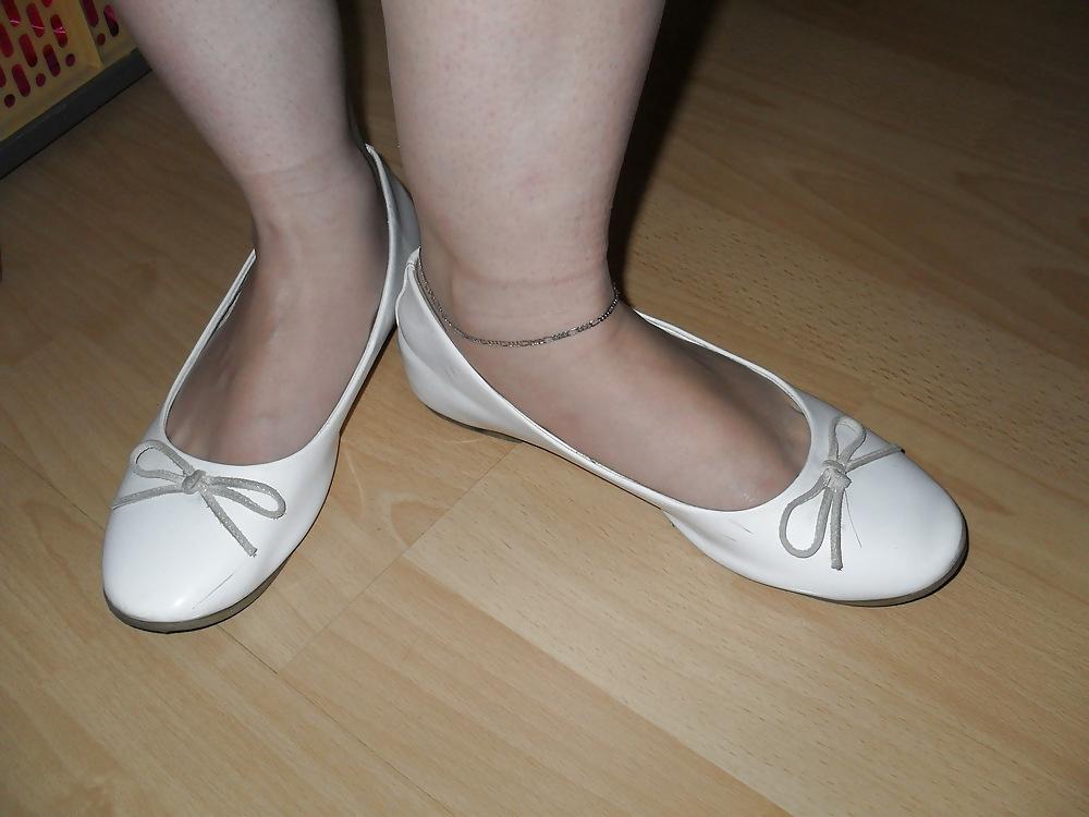 5P Wifes high heels shoes flats ballerinas feet 1