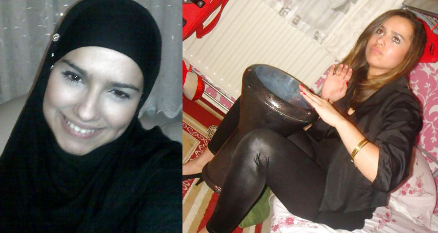 16P Hijab arab bitch ass lover
