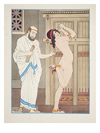 13P Art Deco Erotic Illustrations by Joseph Kuhn-Regnier