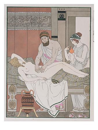 13P Art Deco Erotic Illustrations by Joseph Kuhn-Regnier