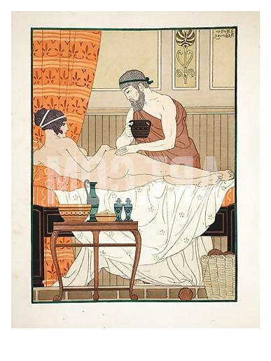 13P Art Deco Erotic Illustrations by Joseph Kuhn-Regnier