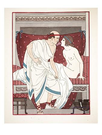 13P Art Deco Erotic Illustrations by Joseph Kuhn-Regnier