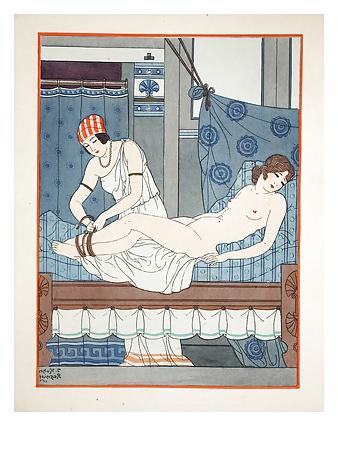 13P Art Deco Erotic Illustrations by Joseph Kuhn-Regnier