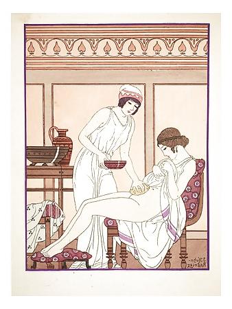 13P Art Deco Erotic Illustrations by Joseph Kuhn-Regnier