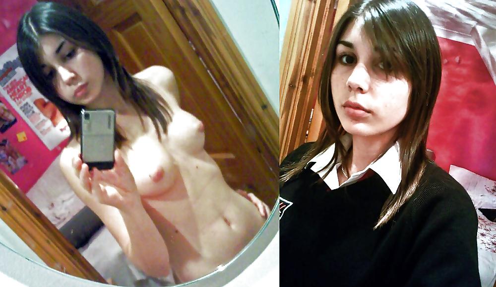 25P Real Dressed And Undressed Cuties - School Special