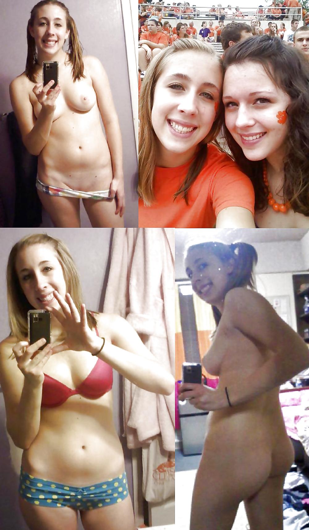 25P Real Dressed And Undressed Cuties - School Special
