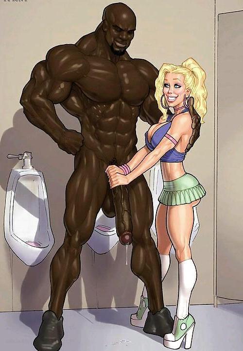 24P White girls love BBC toons 2 
