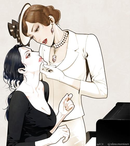23P It ain't Rembrandt but... a selection of lesbian art