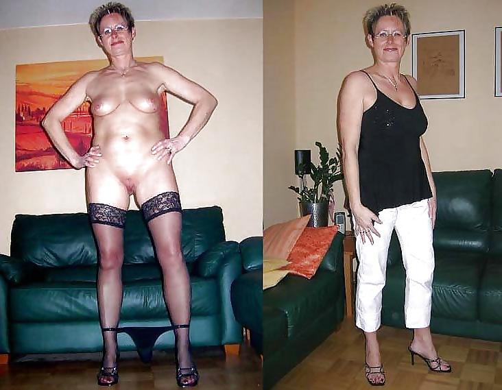 25P Real amateurs dressed undressed