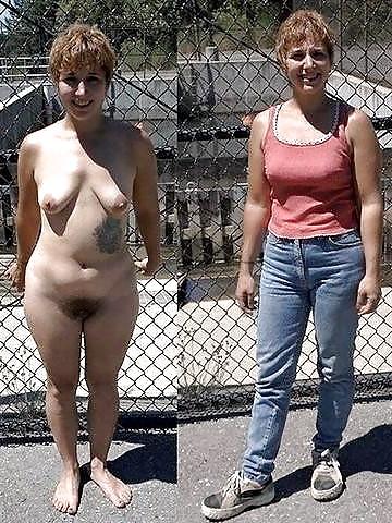 25P Real amateurs dressed undressed