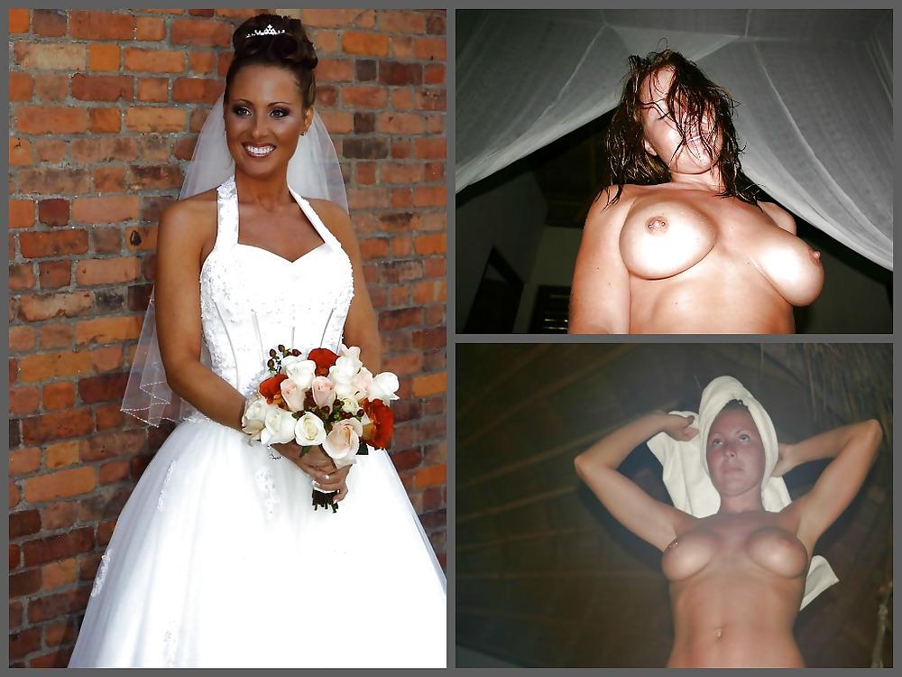 6P Dressed undressed bride
