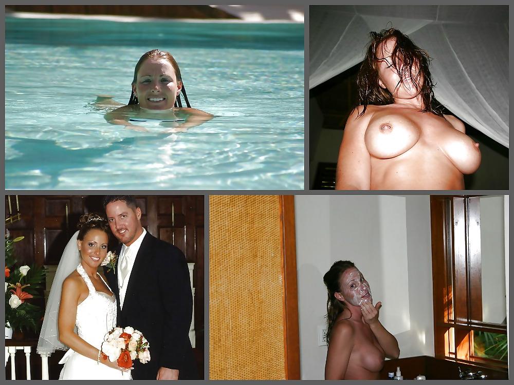 6P Dressed undressed bride
