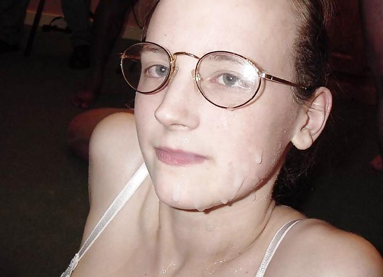 18P Cute Teen Facials with Glasses - 3