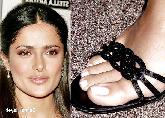 22P Salma Hayek's Feet