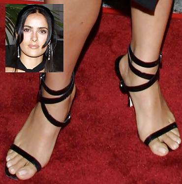 22P Salma Hayek's Feet
