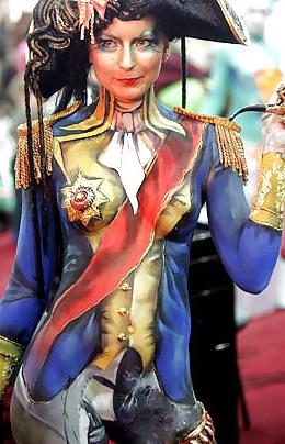 25P Body art, painted women, some good, some bad!