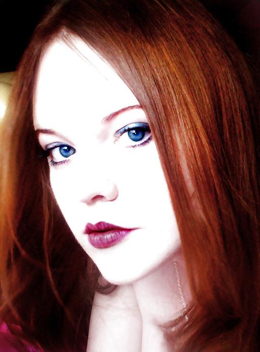 25P Redheads, red hair. Cute beauties.