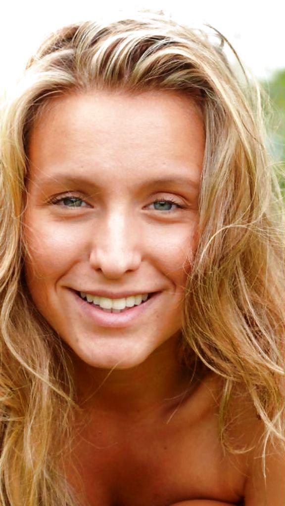 25P Private Outdoor Striptease of a cute German Teen at a lake