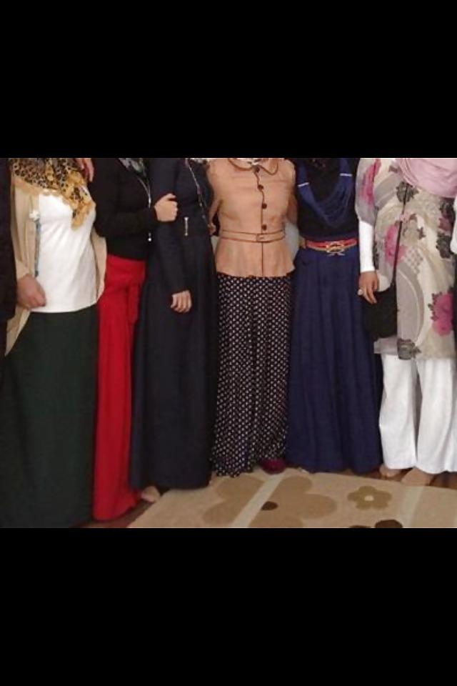 10P Kopftuch Frau Feet Turkish hijab turbanli ayak soles 3