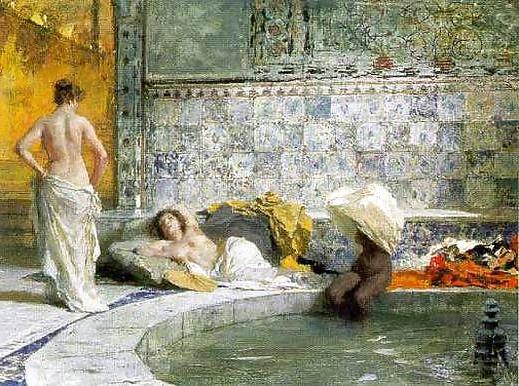 25P Thematic Painted Ero Art 4 - Harem Bath 