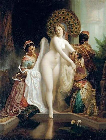 25P Thematic Painted Ero Art 4 - Harem Bath 