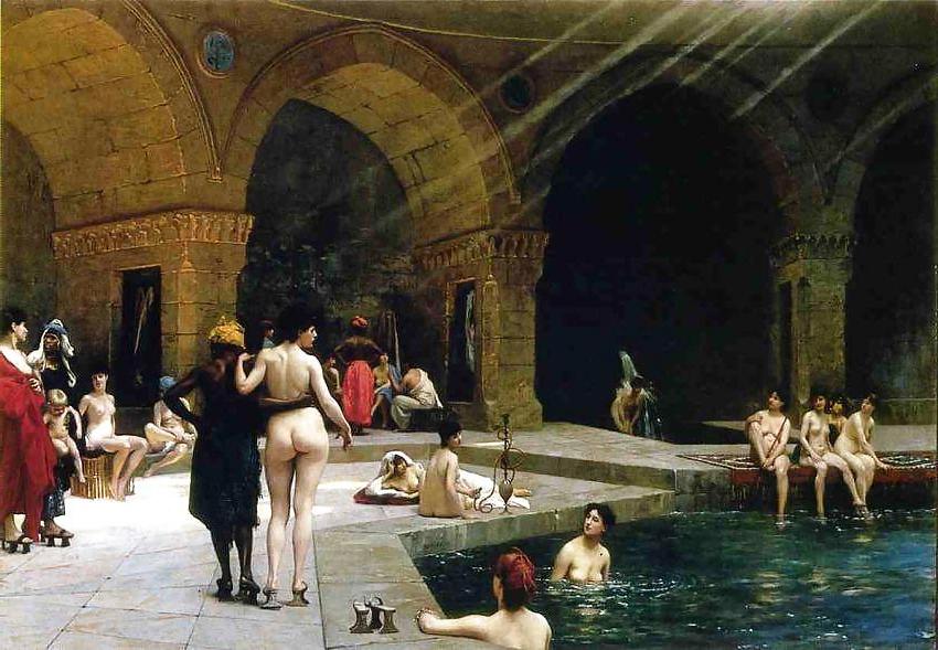25P Thematic Painted Ero Art 4 - Harem Bath 