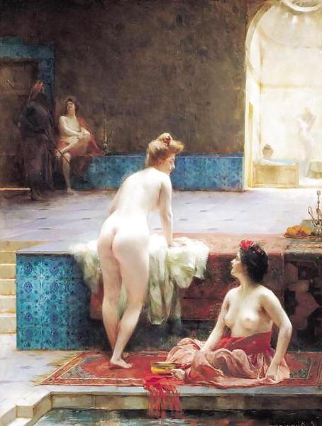 25P Thematic Painted Ero Art 4 - Harem Bath 