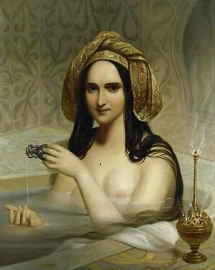 25P Thematic Painted Ero Art 4 - Harem Bath 