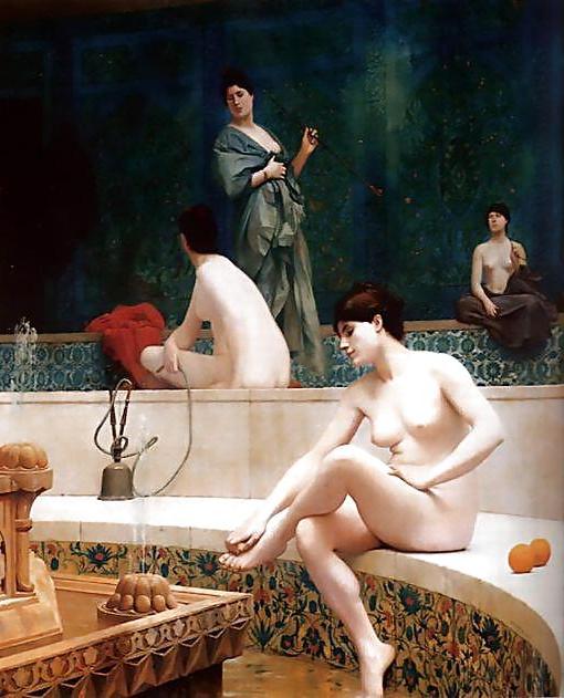 25P Thematic Painted Ero Art 4 - Harem Bath 