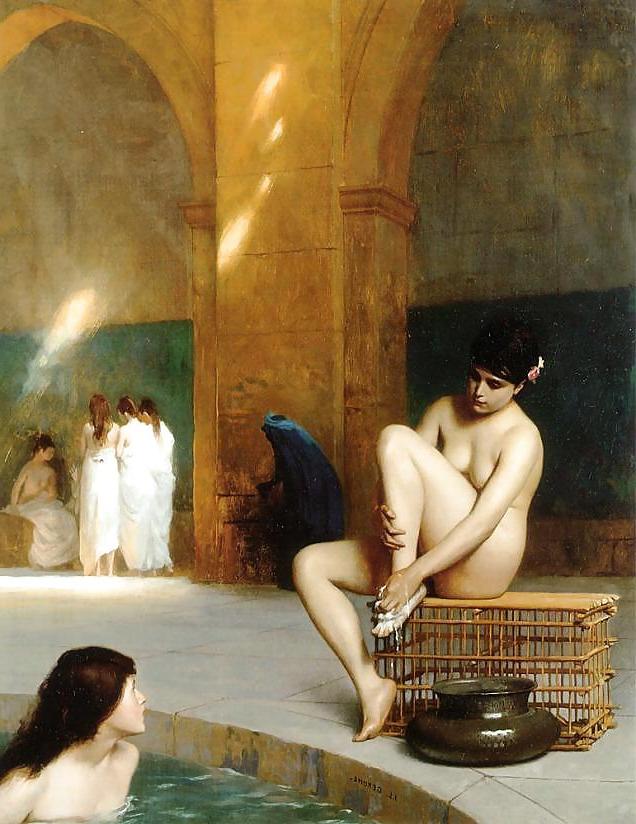 25P Thematic Painted Ero Art 4 - Harem Bath 