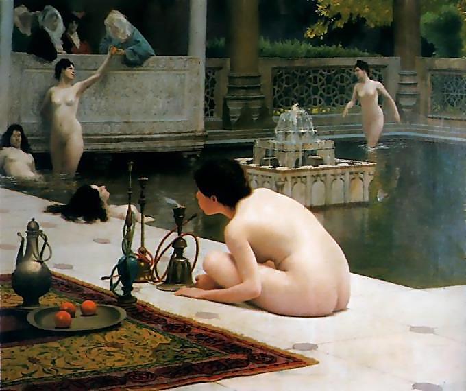 25P Thematic Painted Ero Art 4 - Harem Bath 
