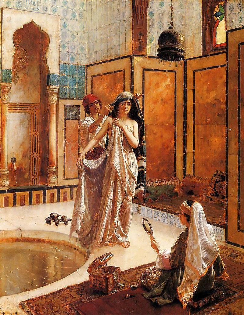 25P Thematic Painted Ero Art 4 - Harem Bath 