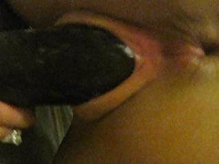 14P Amber fucks big toys