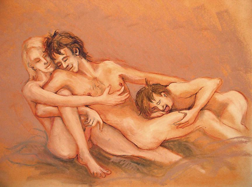 25P Them. Drawn Porn Art 22 -  Fellatio 1