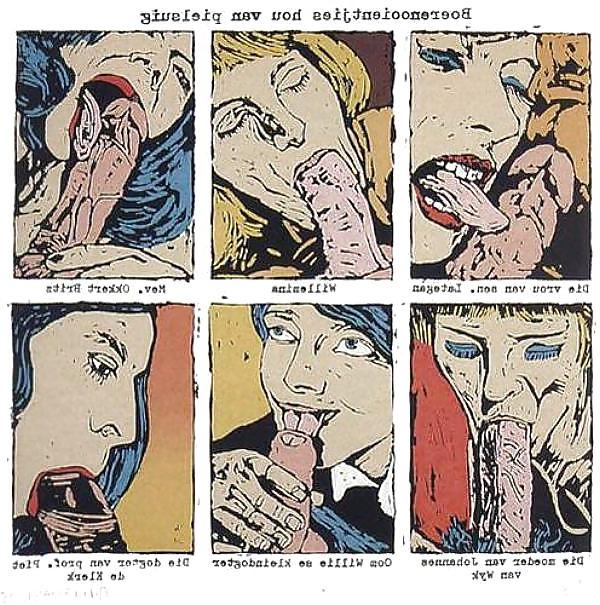 25P Them. Drawn Porn Art 22 -  Fellatio 1