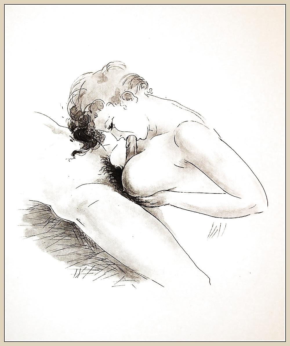 25P Them. Drawn Porn Art 22 -  Fellatio 1