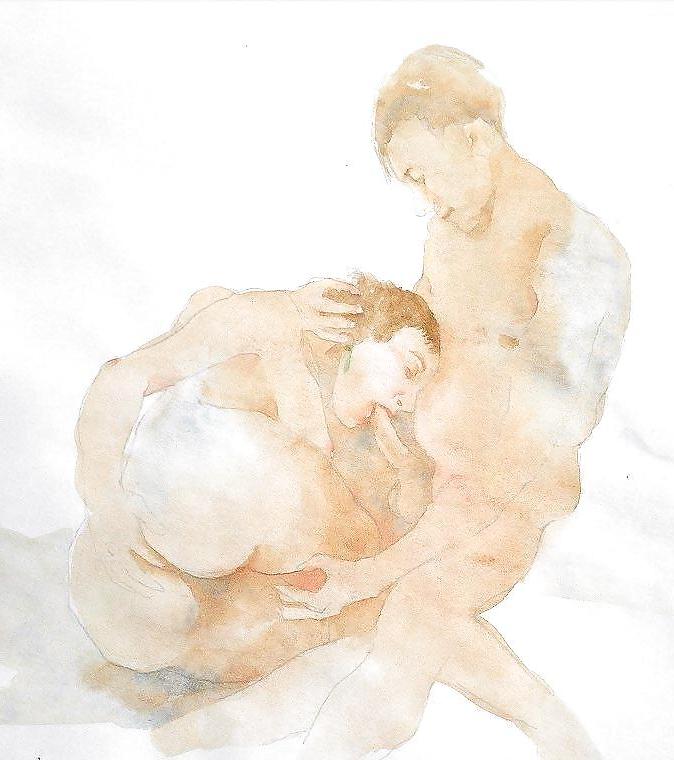 25P Them. Drawn Porn Art 22 -  Fellatio 1