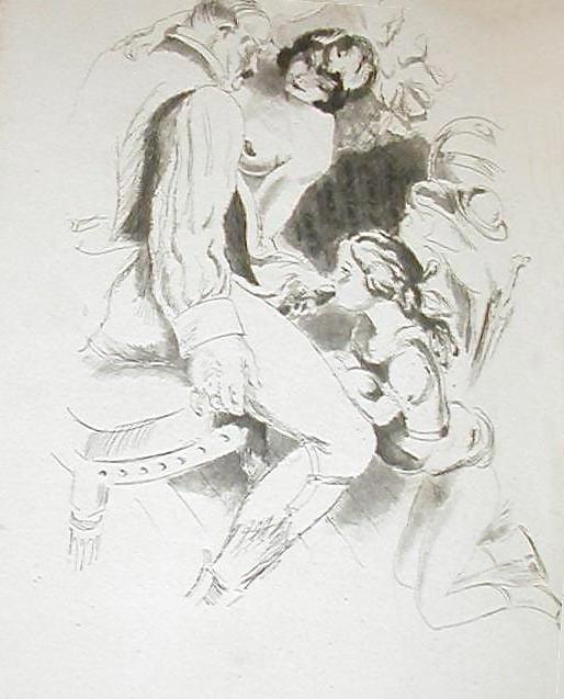 25P Them. Drawn Porn Art 22 -  Fellatio 1