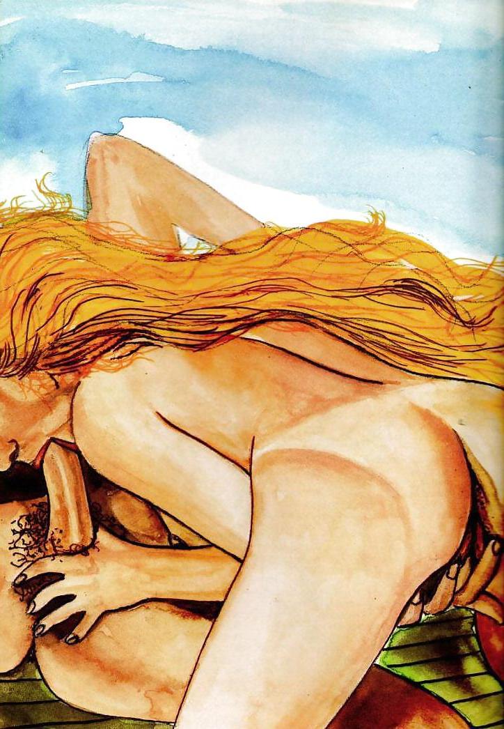 25P Them. Drawn Porn Art 22 -  Fellatio 1