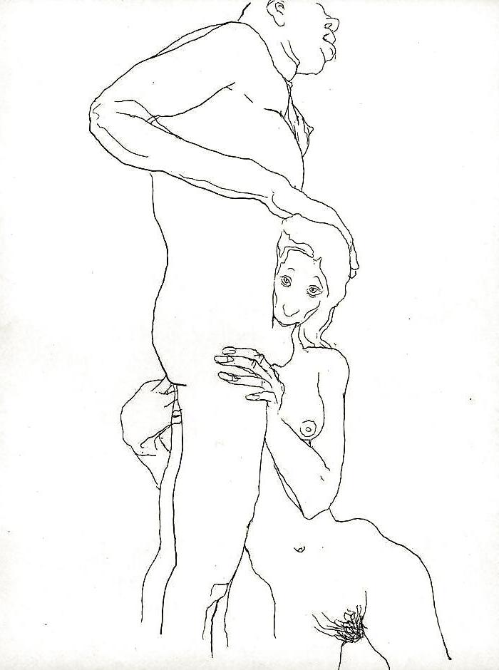 25P Them. Drawn Porn Art 22 -  Fellatio 1