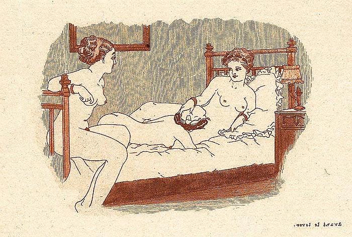5P Them. Drawn Porn Art 26 - French Postcards 7