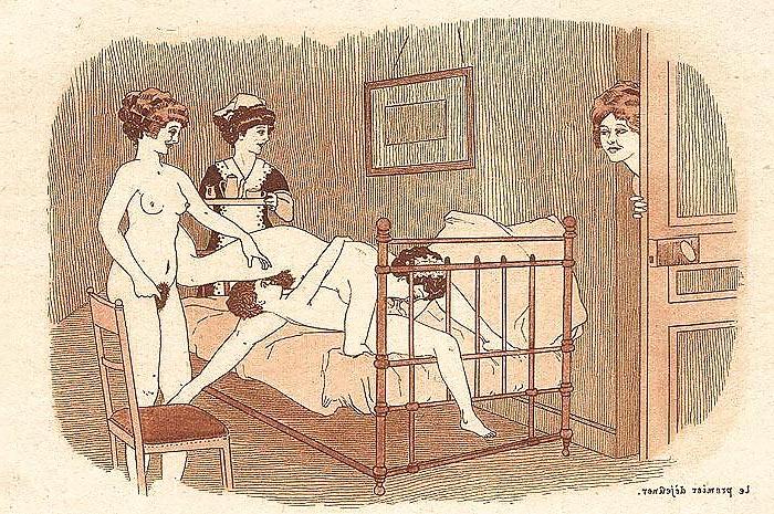 5P Them. Drawn Porn Art 26 - French Postcards 7