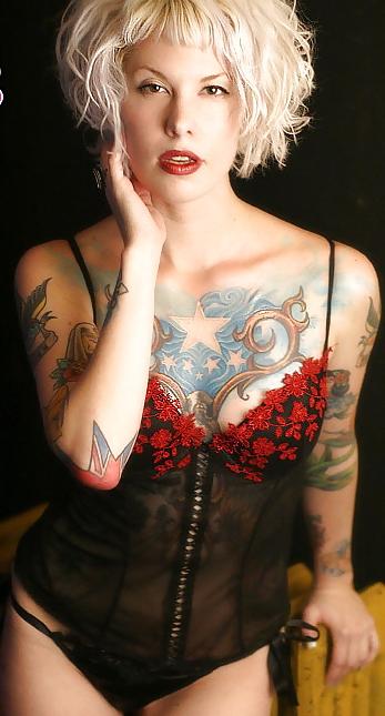 19P Punk Goth Tattoo Girls