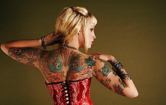 19P Punk Goth Tattoo Girls