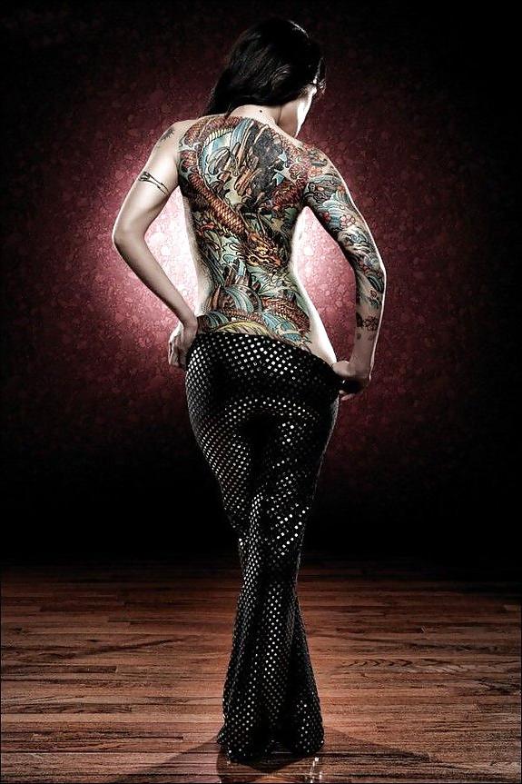 19P Punk Goth Tattoo Girls