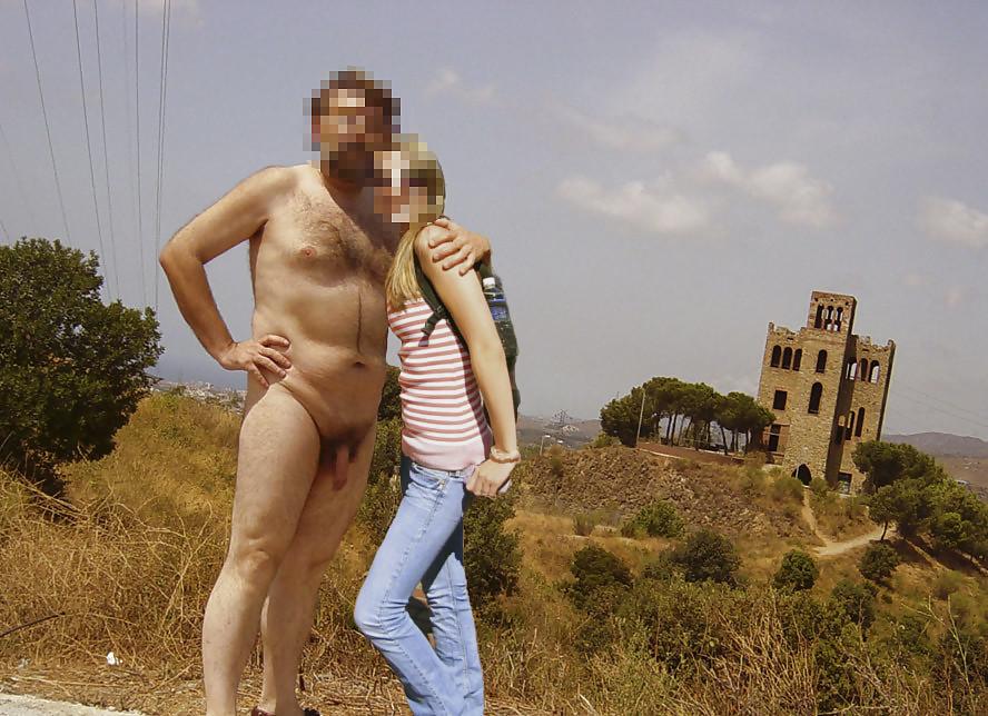 7P Nude in public wiht friends and girls